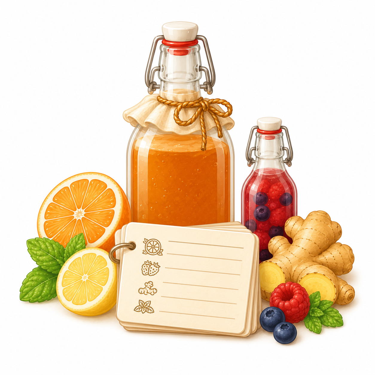 Second Fermentation Recipe Cards