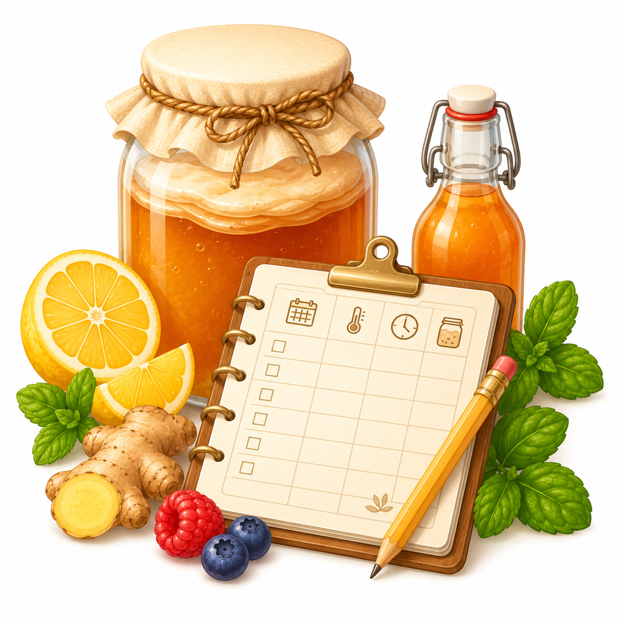 Kombucha Fermentation Tracker Sheets